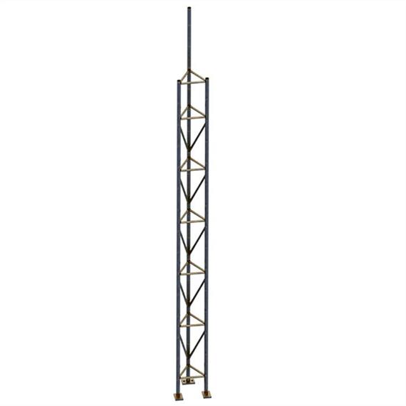 Lattice tube mast