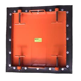 Locking plate square, for square shafts - 590 x 590 mm