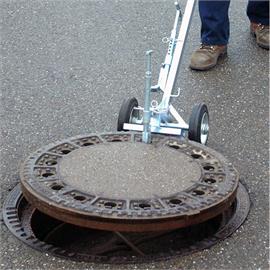 Manhole cover lifter