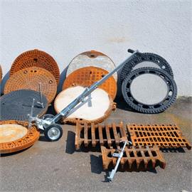 Manhole cover lifting equipment Manhole accessorie