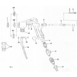 Material nozzle ø 6 mm