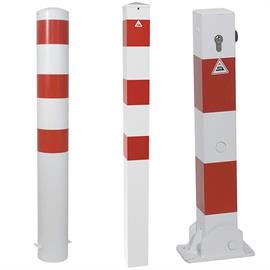 Metal barrier posts