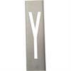 Metal stencils SET for metal letters 20 cm high - A to Z - Letter Y - 30 cm