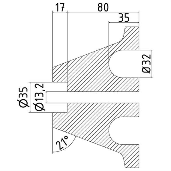 Parking and guidance threshold Color: black, with yellow reflectors 8 yellow reflector foils embedded 4