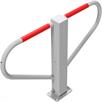 Parking lot barrier reversible with triangular lock self-engaging locking device | Bild 2