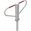 Parking lot barrier reversible with triangular lock self-engaging locking device | Bild 2