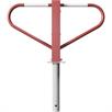 Parking lot barrier reversible with triangular lock self-engaging locking device | Bild 3