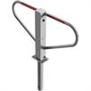 Parking lot barrier reversible with triangular lock self-engaging locking device | Bild 4