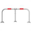 Parking lot locking bar foldable, with profile cylinder lock Unlocking and locking outside the Schmutzz | Bild 3