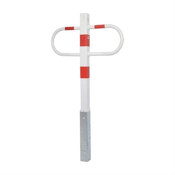 Passage and parking barrier removable with profile cylinder lock