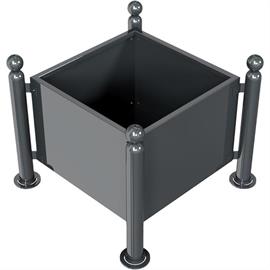 Planter round tubes - Ø 76 mm vertical