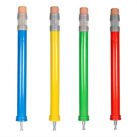 Plastic barrier posts