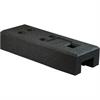 Plastic recycling construction fence base