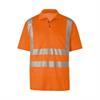 REFLECTIQ High-Vis polo shirt PSA 2 - warning orange - Size: XS