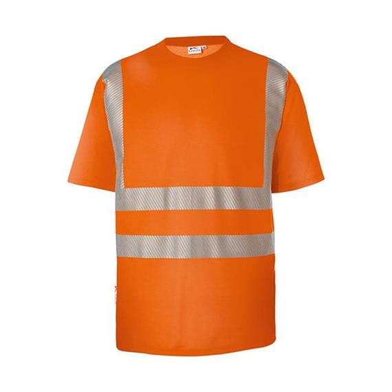 REFLECTIQ High-Vis T-Shirt PSA 2 - warning orange - Size: XS