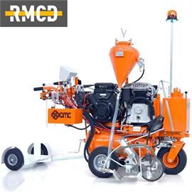 Road marking machines for race tracks