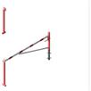 Rotary barrier with support post and cable reinforcement | Bild 3