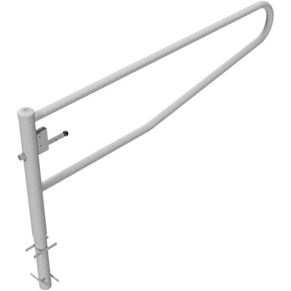 Rotating gate barrier