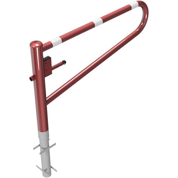 Rotating gate barrier