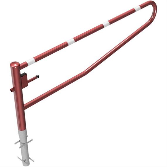 Rotating gate barrier