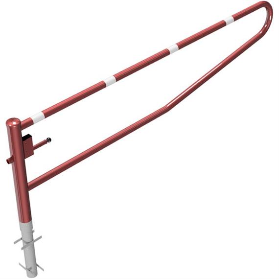 Rotating gate barrier