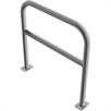 Round steel tube bracket - Ø 60 x 2.5 mm with crossbar for dowel fixing | Bild 3