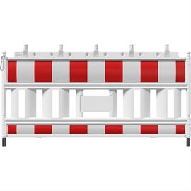 Schake Euro2 barrier fence type Nox white