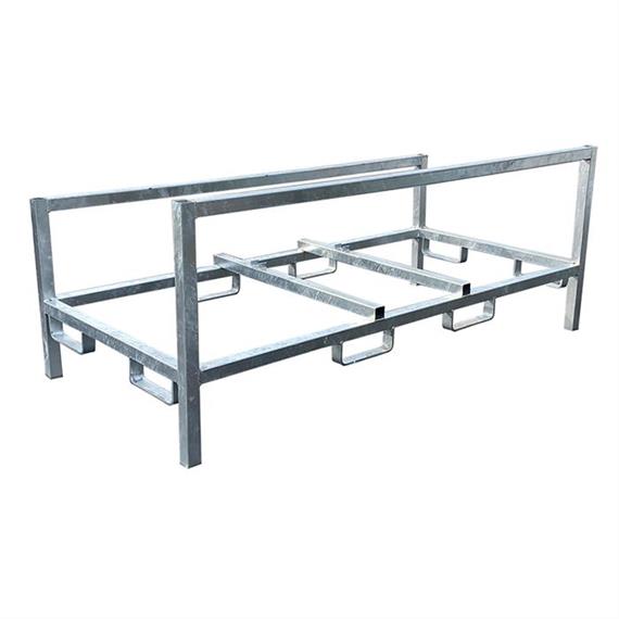 Stacking pallet for police grid type L Outer dimensions: 2200 x 1005 x 760 mm especially for storage and tran