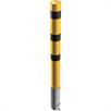 Steel tube bollard - Ø 152 x 3.2 mm removable, without lock yellow / black | Bild 4