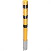 Steel tube bollard - Ø 152 x 3.2 mm removable, without lock yellow / black | Bild 2