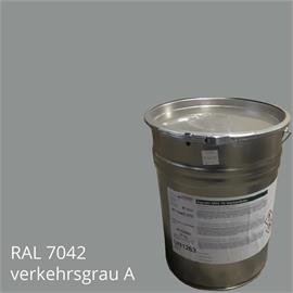 STRAMAT 2K Rollplastik 2K/4H traffic grey in 12 kg container