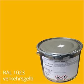 STRAMAT 2K PU hall marking paint yellow RAL 1023 in 5 kg container