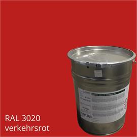 STRAMAT 2K rubbing plastic 2K/4H traffic red in 10 kg container