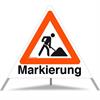 Triopan marking (same on all three sides)  Height: 60 cm - R1 Reflective