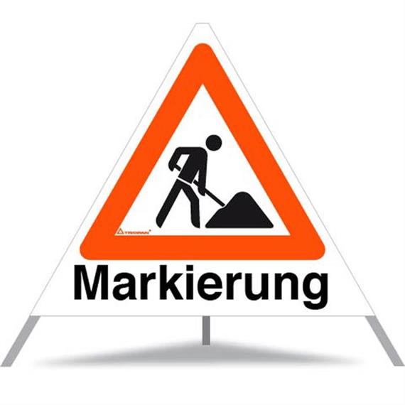 Triopan marking (same on all three sides)  Height: 60 cm - R1 Reflective