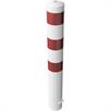 Tubular steel bollard - Ø 152 x 3.2 mm stationary, for setting in concrete hot-dip galvanized / white coated | Bild 4