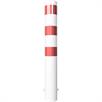 Tubular steel bollard - Ø 152 x 3.2 mm stationary, for setting in concrete hot-dip galvanized / white coated | Bild 3