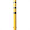 Tubular steel bollard - Ø 193 x 3.6 mm stationary, for setting in concrete yellow / black | Bild 3