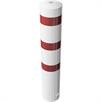 Tubular steel bollard - Ø 273 x 5 mm stationary, for setting in concrete hot-dip galvanized / white coated | Bild 4