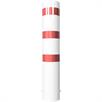 Tubular steel bollard - Ø 273 x 5 mm stationary, for setting in concrete hot-dip galvanized / white coated | Bild 3