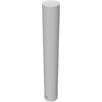 Tubular steel bollard - Ø 273 x 5 mm stationary, for setting in concrete hot-dip galvanized / white coated | Bild 2