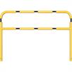 Tubular steel bracket yellow / black with crossbar to set in concrete | Bild 2