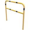 Tubular steel bracket yellow / black with crossbar to set in concrete | Bild 3