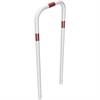 Tubular steel bracket - Ø 48 x 2.5 mm without crossbar for setting in concrete