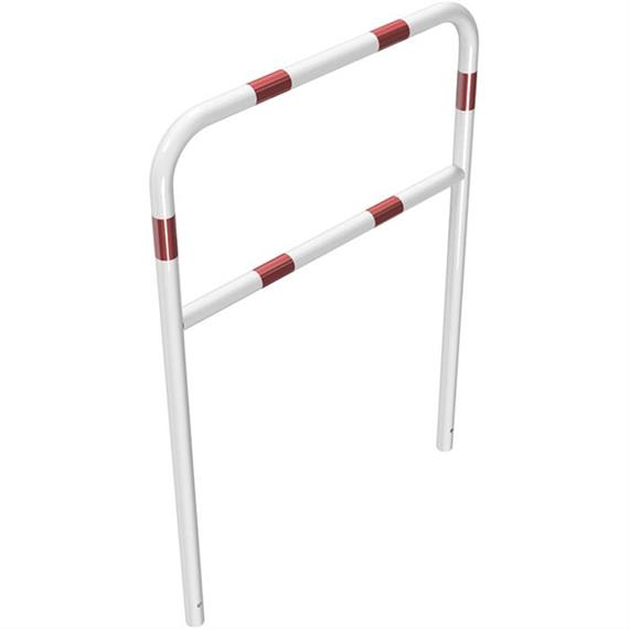 Tubular steel bracket - Ø 48 x 2.5 mm with crossbar for setting in concrete