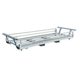 Twin truss for construction fences and footplates, galvanized