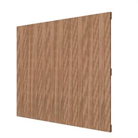 Wooden fence panel