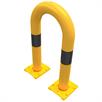 Barra de protección contra choques tubo de acero desmontable - Ø 76 mm amarillo / negro | Bild 4