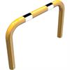 Barra de protección contra choques tubo de acero - Ø 76 mm amarillo / negro