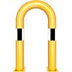 Barra de protección contra choques tubo de acero - Ø 76 mm amarillo / negro | Bild 2